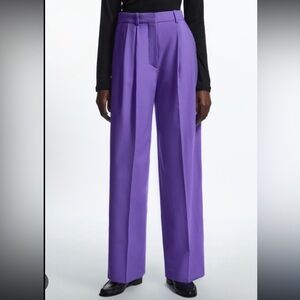 NWT Cos Purple Wool Trousers - 10